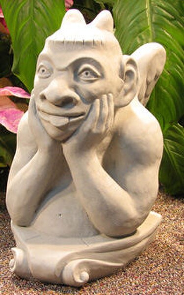 Gargoyle and Griffins Cast Stone Notre Dame Replica Cement Statue